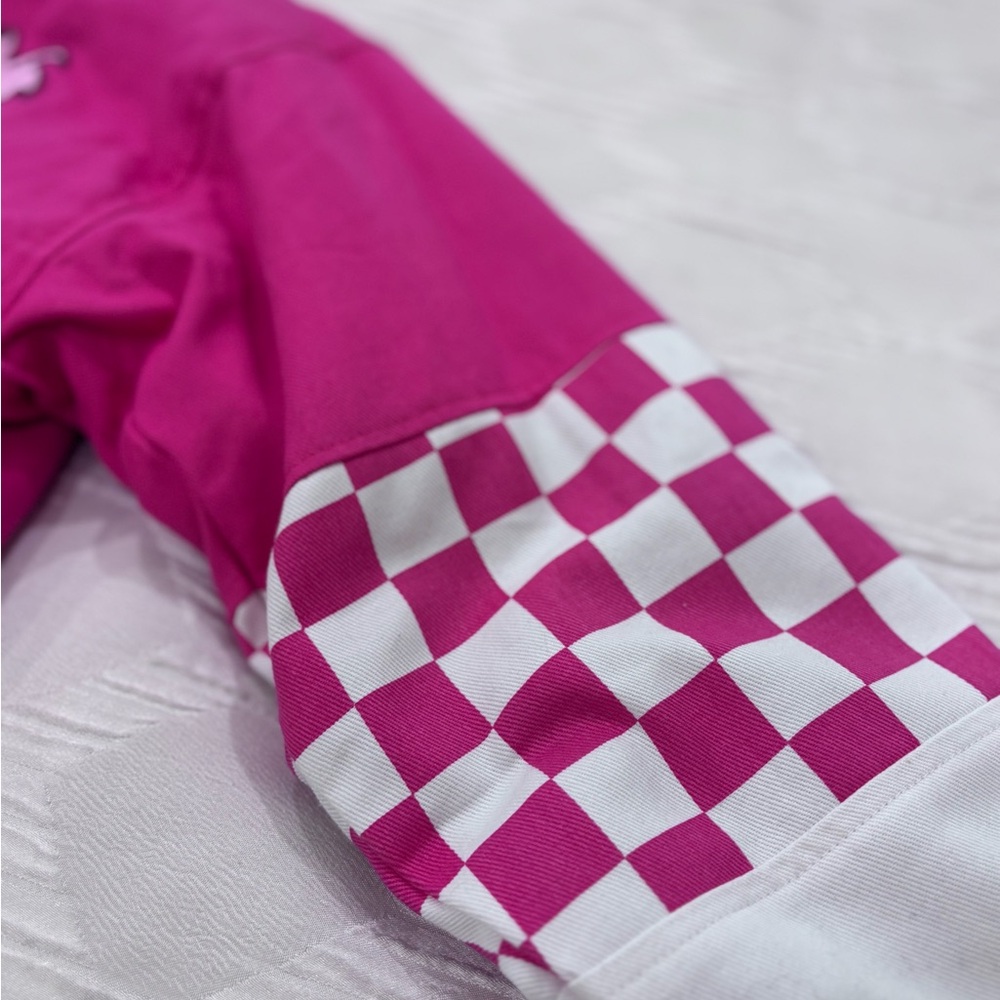Barbie Checkered Racing Jacket - Picture 3 of 6